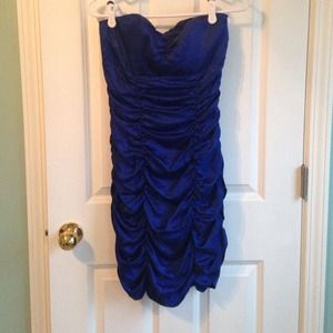 Express navy cocktail dress
