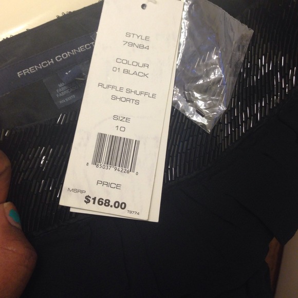 French Connection Ruffle Shorts - Picture 4 of 4