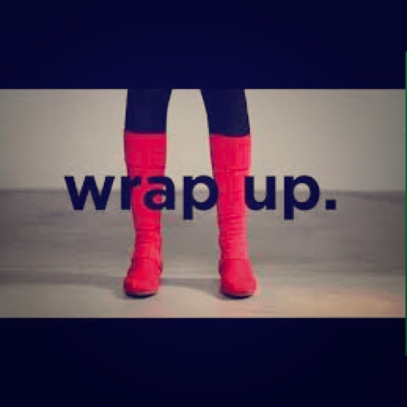 Black toms wrapped boots