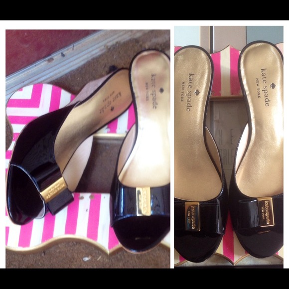 Authentic Kate Spade "dixie wedge sandals - Picture 2 of 4