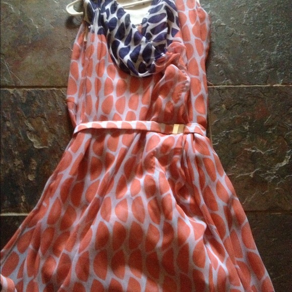 DVF Naira Bis Slice Coral Drape Maxi dress ✨