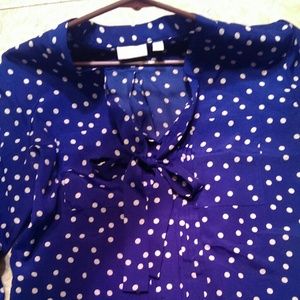 Polka dot blouse