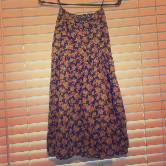 Floral Denim Dress
