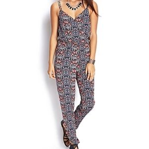 NWT Forever 21 Floral Jumpsuit