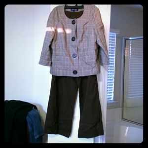 Brown pants and jacket
