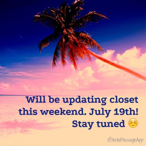 UPDATED CLOSET COMING SOON