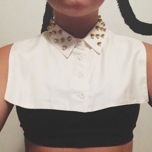 Gold Spike Collar