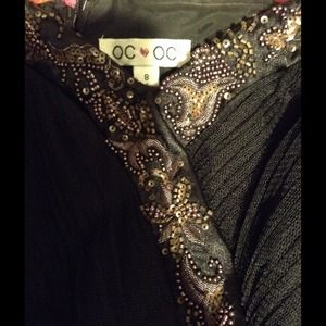 Black cocktail dress.