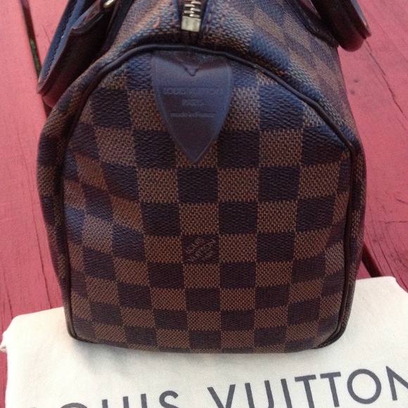 SOLD👍Louis Vuitton Damier Ebene Speedy 25 💯Authe - Picture 2 of 4
