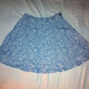 Misguided paisley print skirt