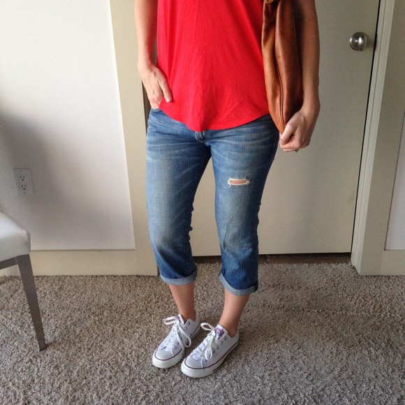 Current and Elliot boyfriend jeans