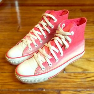 Converse All-Star Hi-Top Pink Ombré Sneakers