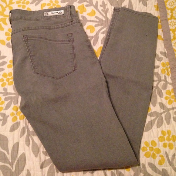 Express Grey Zelda Jean Legging
