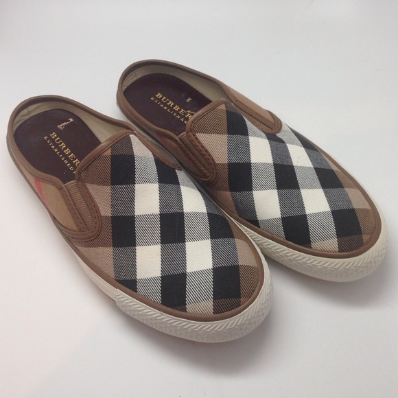 Burberry check slip-on sneakers