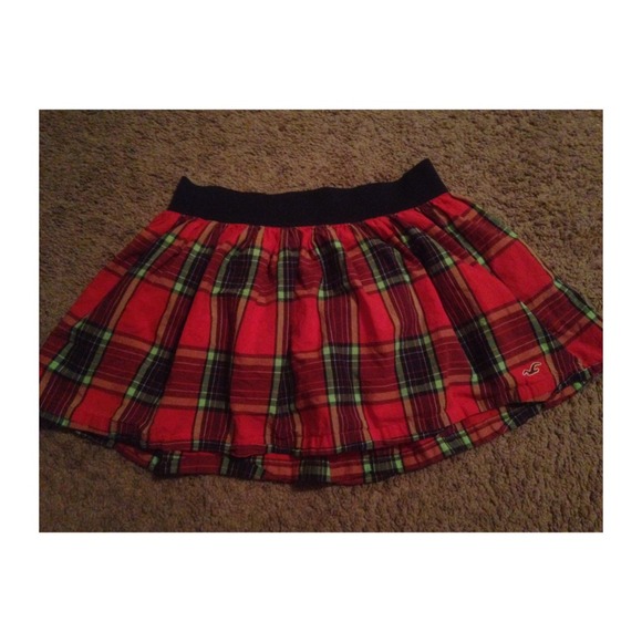 Hollister plaid skirt