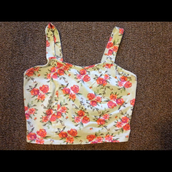Floral crop top