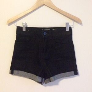 High Waisted Denim Shorts