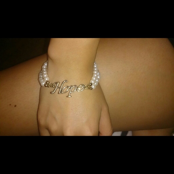 Forever 21 Hope Bracelet.