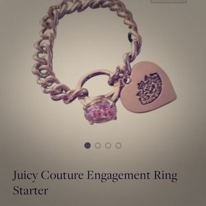 Juicy Couture Starter Ring Charm Bracelet