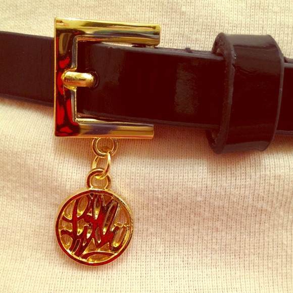 Navy patent Lilly Pullitzer Belt