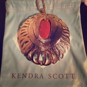 Kendra Scott Goldstone Statement Gold Necklace