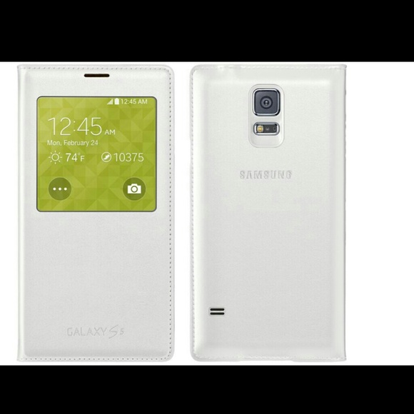 White samsung galaxy s5 case
