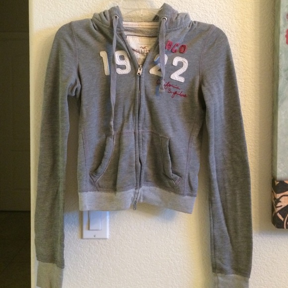 Hollister zip up hoodie
