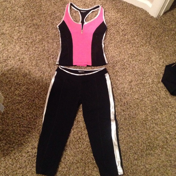 Bebe sport workout outfit