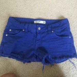 Blue shorts