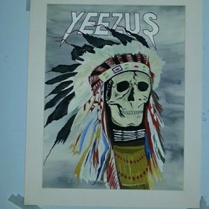 Yeezus wall art
