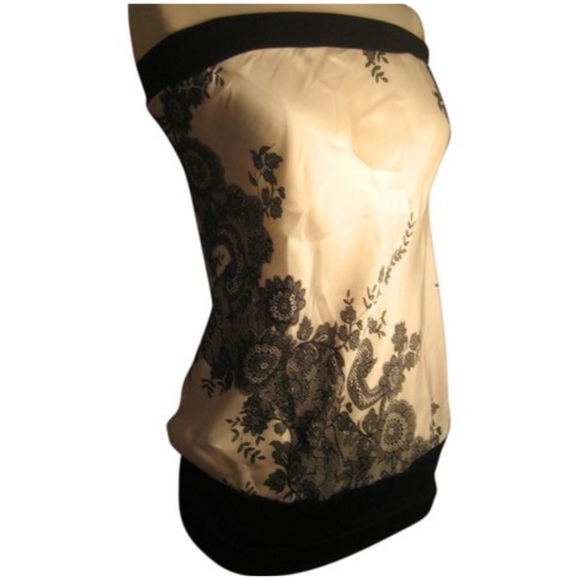 Forever 21 Tops - Forever XXI Satin Style Strapless Top