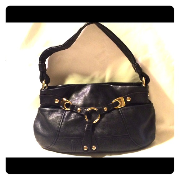 B. Makowsky Pebbled Leather Hobo *Authentic*