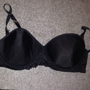 34C Rampage Black Bra