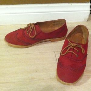 Cute red jacobies shoes