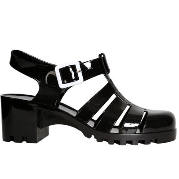 Black Jelly Sandal