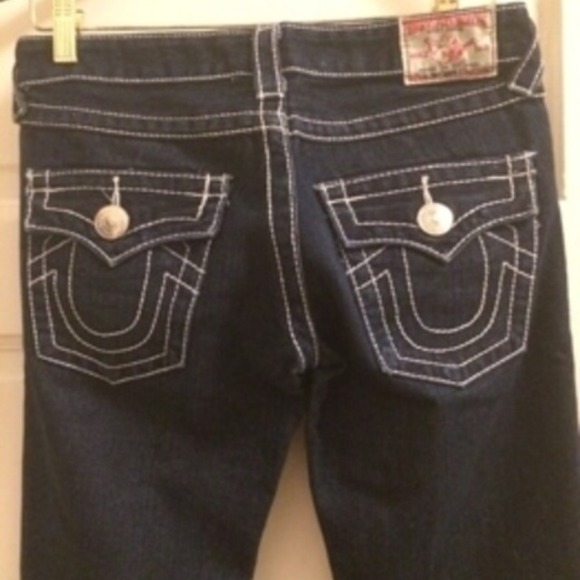 True Religion size 25 dark blue denim