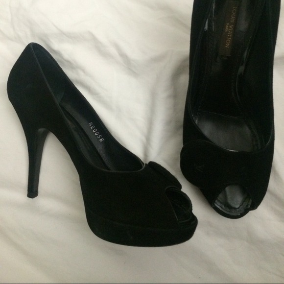 Suede LV pumps - Picture 4 of 4