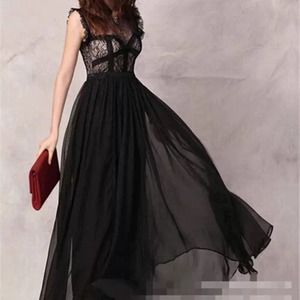 Elegant lace maxi dress