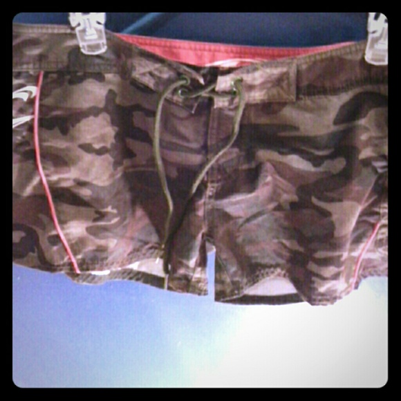 Cute camo swim shorts