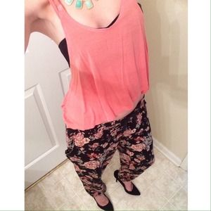Floral Slouchy Pants