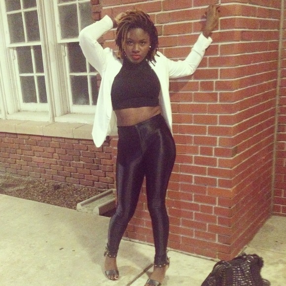 American Apparel Pants - American Apparel Black Disco Pants