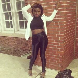 American Apparel Black Disco Pants