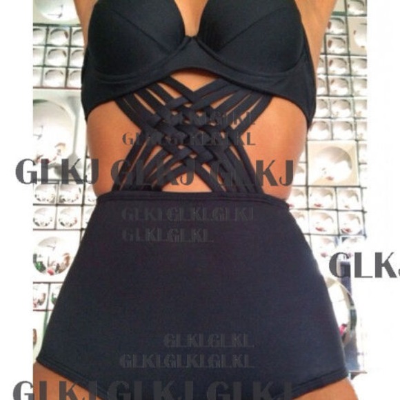 Other - Black Crisscross Monokini