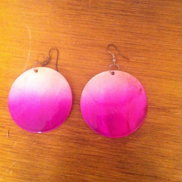 Purple earrings