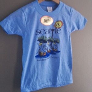 Youth's Blue vintage Seattle T-shirt