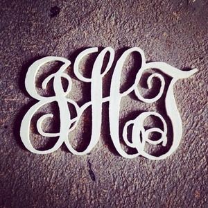 Monogram your choice of initials