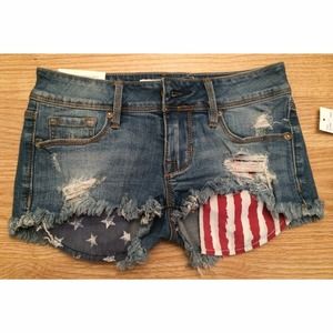 Pacsun American Flag Shorts