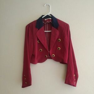 Vintage Crop Blazer