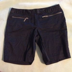 Michael Kors Black Bermuda Shorts