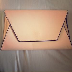 ONHOLD- Zara- Nude with Black Oversized Clutch